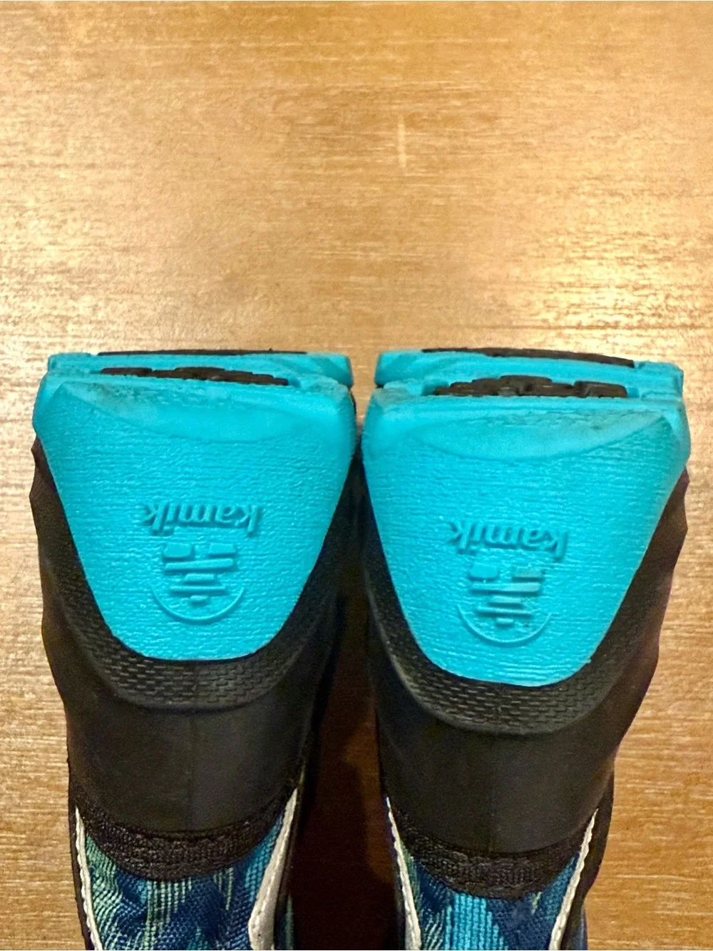 Kamik Kids Snowfall P 2 Winter Boot Blue Black Insulated Size 2